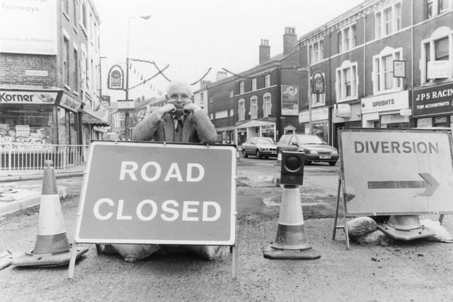 And we end this gallery with a picture many of the folk of Preston can relate to when it comes to Friargate - one depicting roadworks and road closures. It seems some things never change