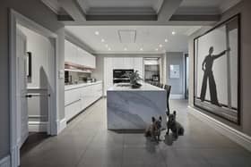 The kitchen is by SieMatic from Grid Thirteen and the picture right is of David Bowie