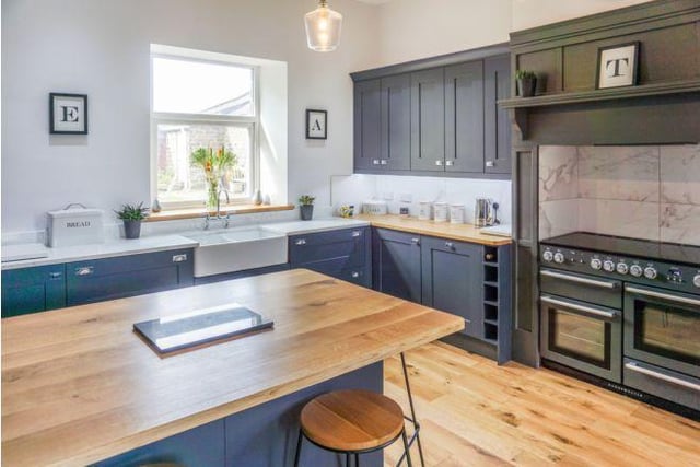 The kitchen diner is fantastic space. It has a twin bowl ceramic sink unit with a mixer tap  and an excellent range of high quality base and wall units with integrated dishwasher.
