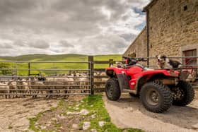 The bikes are vital equipment for farmers, particularly during lambing season.