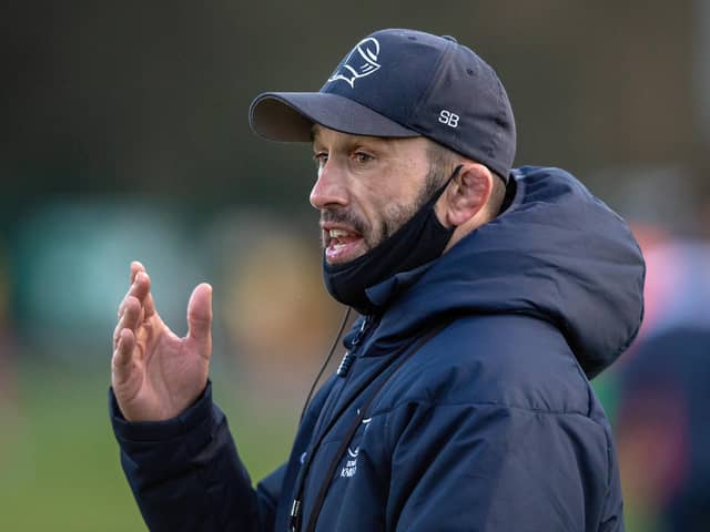 Doncaster Knights head coach Steve Boden Picture: Bruce Rollinson