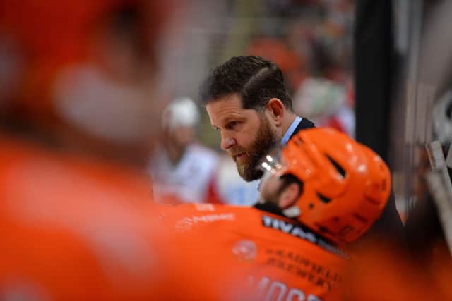 Aaron Fox will be looking for his team to get over their Challenge Cup semi-final dismay by beating arch-rivals Nottingham Panthers on Saturday night. Picture: Dean Woolley/EIHL.