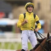 Tom Marquand after Addeybb won the Queen Elizabeth Stakes in Australia last April.