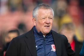 Middlesbrough manager Chris Wilder, pictured at Oakwell. Picture: TONY JOHNSON