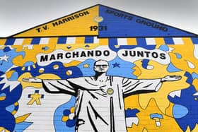DEVOTION: One of a number of murals in Leeds paying tribute to Marcelo Bielsa