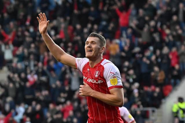 Michael Smith scored Rotherham's winner (
Picture: Bruce Rollinson)