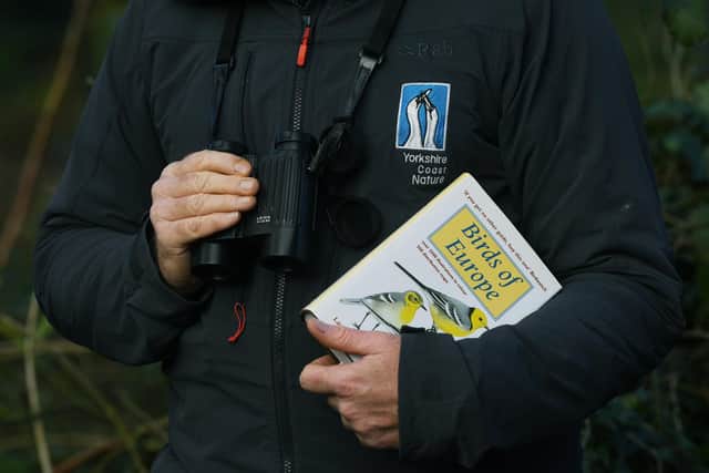 Richard Baines from Yorkshire Coast Nature, who are launching birdwatching courses for beginners in York, amid a dramatic shift in interest among a younger population. Image: Jonathan Gawthorpe.