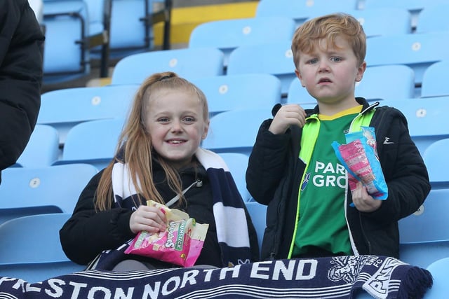 Pre-match treats for the kids who show their PNE colours