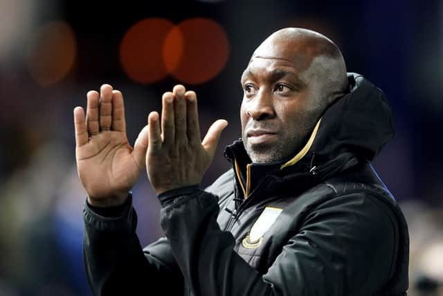 Darren Moore: Has overseen a run of six wins in seven games to take Wednesday up to sixth. (Picture: PA)
