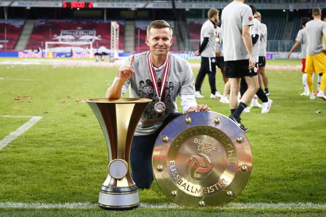 JESSE MARSCH: Won the league and cup double in Austria twice with Red Bull Salzburg. Picture: Getty Images.