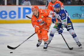 Robert Dowd, in action against Coventry Blaze on Sunday night. Picture: Dean Woolley