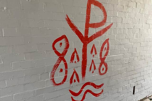 One of the runic images spotted around York