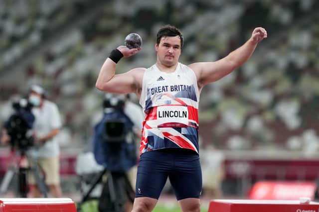 Yorkshire pride: Great Britain shot putter Scott Lincoln of York has been named in Great Britain's World Indfoor Championships side. Picture: Martin Rickett/PA Wire.