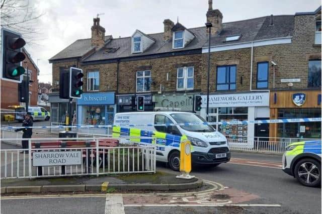 Police were called to Hunter's Bar in Sheffield.