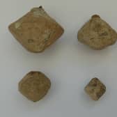 Roman steelyard weights were among some of the finds and will be on show.