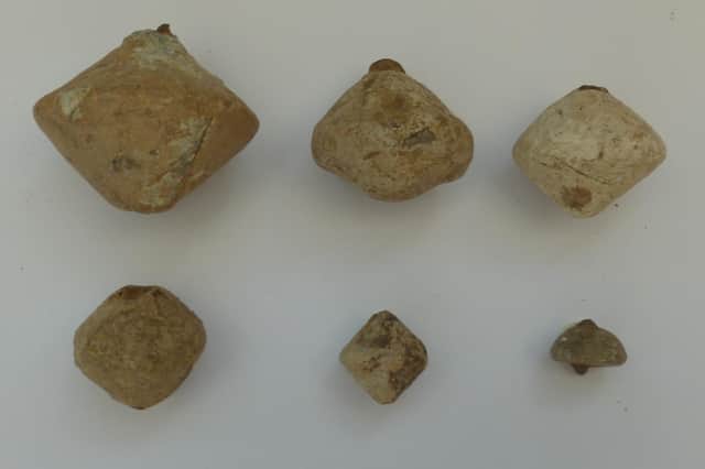 Roman steelyard weights were among some of the finds and will be on show.