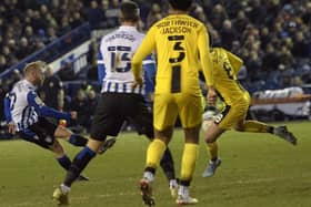 STAR PERFORMER: Barry Bannan opens the scoring for Sheffield Wednesday