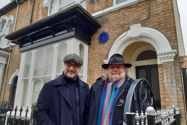 Founder Mike Bradwell and artistic director Mark Babych at 71 Coltman Street