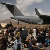 UK Armed Forces taking part in the evacuation of entitled personnel from Kabul airport in Afghanistan last summer