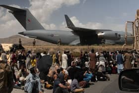 UK Armed Forces taking part in the evacuation of entitled personnel from Kabul airport in Afghanistan last summer