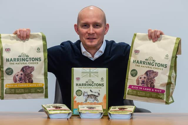 James Lawson, chief executive of Inspired Pet Nutrition. Picture: James Hardisty.