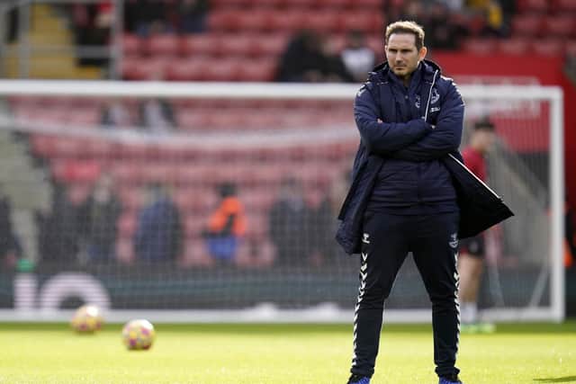 MANAGER: Everton boss Frank Lampard. Picture: PA Wire.