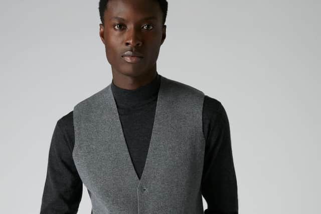 Get the look. The N.Peal Chelsea Milano cashmere waistcoat, £355 at npeal.com.