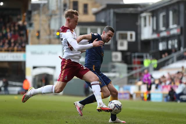 BACK FOR MORE: Bradford City's Luke Hendrie - left. Picture: James Williamson - AMA/Getty Images)