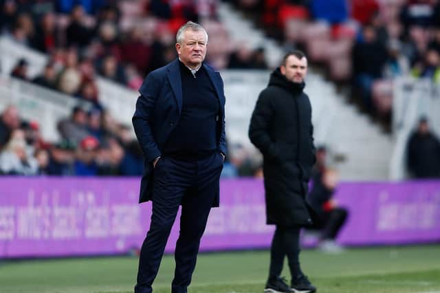 Middlesbrough Manager, Chris Wilder Picture: Will Matthews/PA