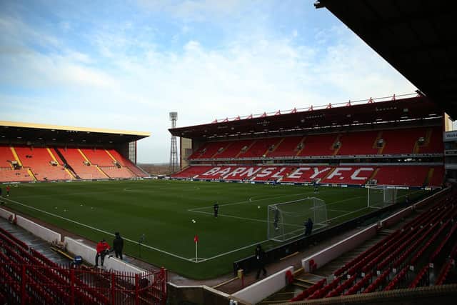 OAKWELL: Home of Barnsley FC, who have asked for more clarity around Reading’s compliance with an agreed business plan set out following the Royals points deduction in November. Picture: Getty Images.