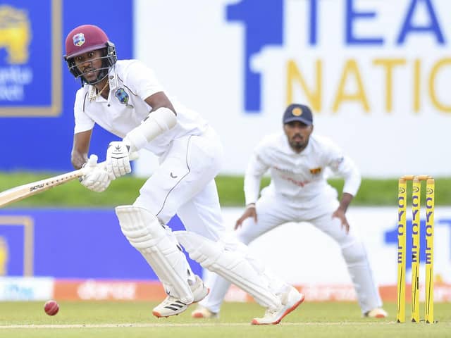 West Indies' Kraigg Brathwaite - pictured batting against Sri Lanka in November last year. Picture: ISHARA S. KODIKARA/AFP via Getty Images