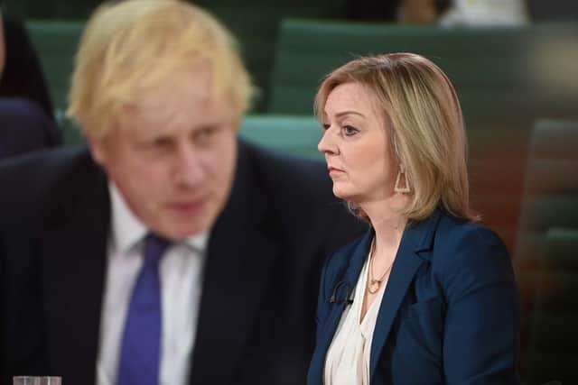 Boris Johnson and Liz Truss's handling of the Ukraine crisis continue to be debated.