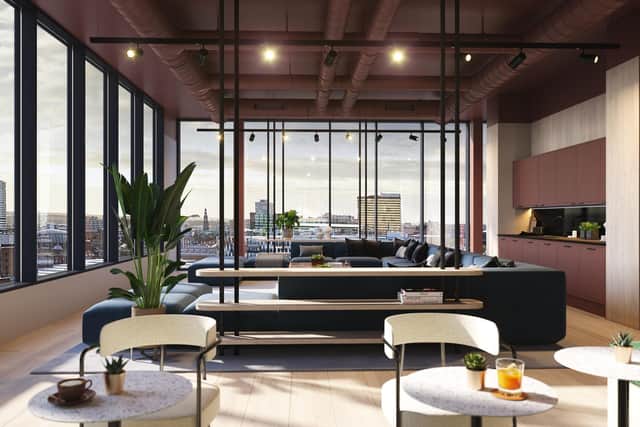 The fabulous Sky Lounge is a communal area which encourages residents to meet