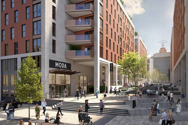 New York Square in the fashonable cultural district of SOYO in Leeds city centre