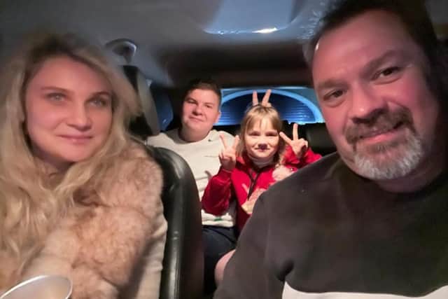 David Carter, a transport manager from Driffield, fled from eastern Ukraine last month along with his wife Maryna and her children Sasha, 15, and Zlata, six.