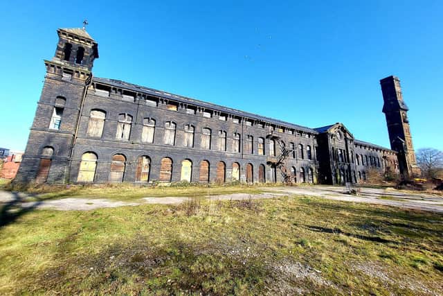 Dalton Mills was derelict for decades before the fire
