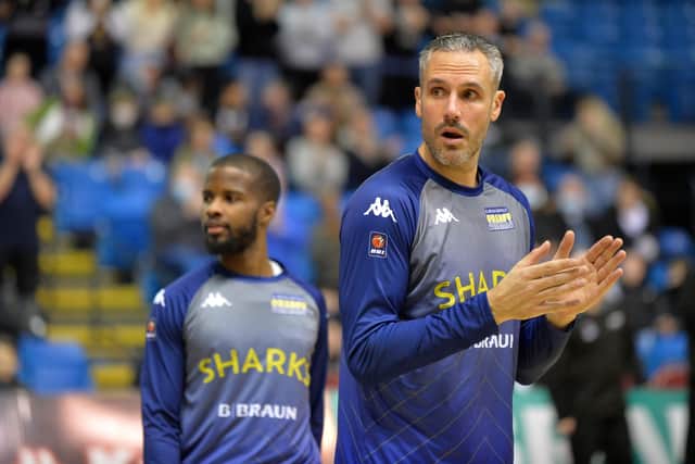 Warning: Sheffield Sharks captain Mike Tuck.
  Picture: Bruce Rollinson