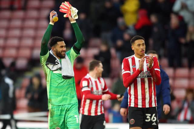 HAPPY DAYS: Sheffield United goalkeeper Wes Foderingham Picture: Simon Bellis/Sportimage