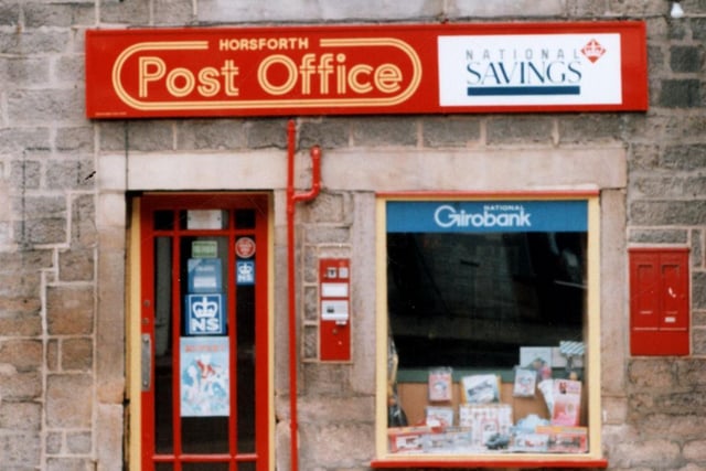 Horsforth Post Office, formerly sweet and tobacconist's shop of R. Watson.