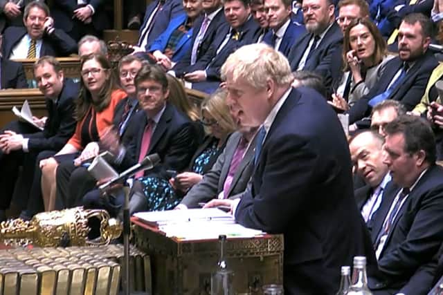 Boris Johnson was under fire at Prime Minister's Questions for his response to the Ukrainian refugee crisis.