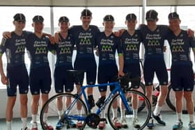 Rising stars: The eight young men who will represent Cycling Sheffield in the National Under-23 Series in 2022.