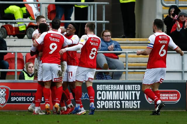 WEMBLEY AIMS: For Rotherham United. Picture: Will Matthews/PA Wire.