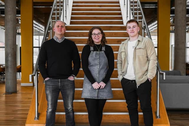 Pictured (left to right) Mark Skinner, Founder Logica Digital, Amy Renardson, Marketing & SEO Manager and their latest recruit, Dylan Bonsall, Digital Marketing Executive.