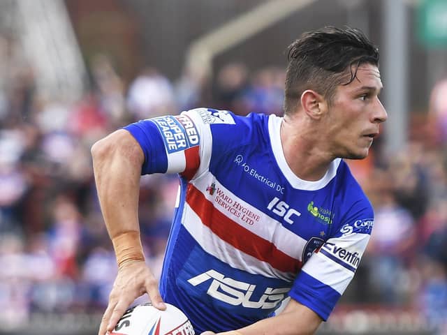Morgan Escare playing for Wakefield Trinity in 2019. (Picture: George Wood/Getty Images)