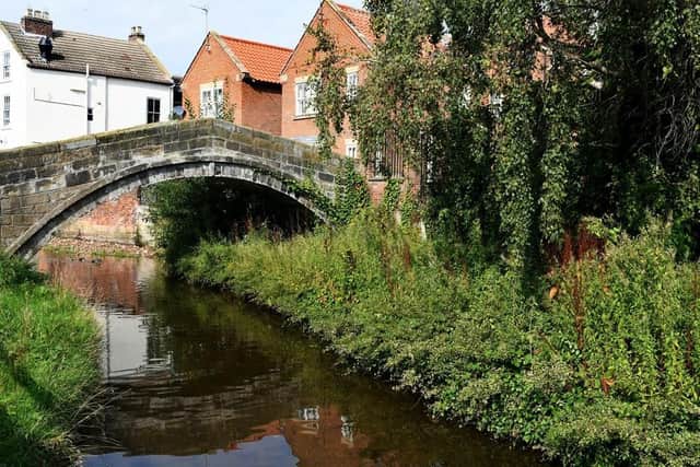 The pack horse bridge over the River Leven in Stokesley Picture Gary Longbottom