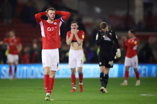 Mads Andersen of Barnsley looks dejected following the Sky Bet Championship match between Barnsley and Stoke City. (Picture: George Wood/Getty Images)