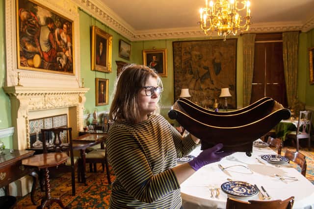 Silent Footsteps; explore untold stories of domestic service at Kiplin Hall and Gardens. Pictured is curator Alice Rose. Picture Bruce Rollinson