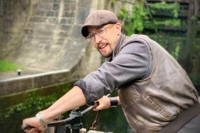 Robbie Cumming spent weeks boating on the Leeds Liverpool canal for his new series of Canal Boat Diaries on BBC Four
Picture BBC