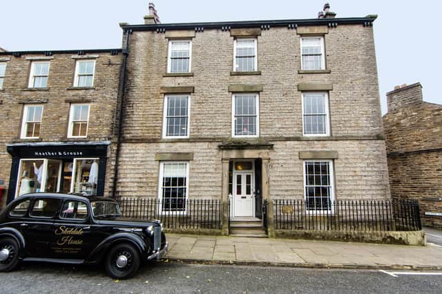 Maison Parfaite's luxury holiday apartments at Skeldale House in Askrigg, which featured at Siegried Farnin's home and vet's pracrice in the first TV adaptation of All Creatures Great and Small