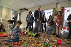 The Duke of Cambridge met with Afghan refugees earlier this year in Leeds